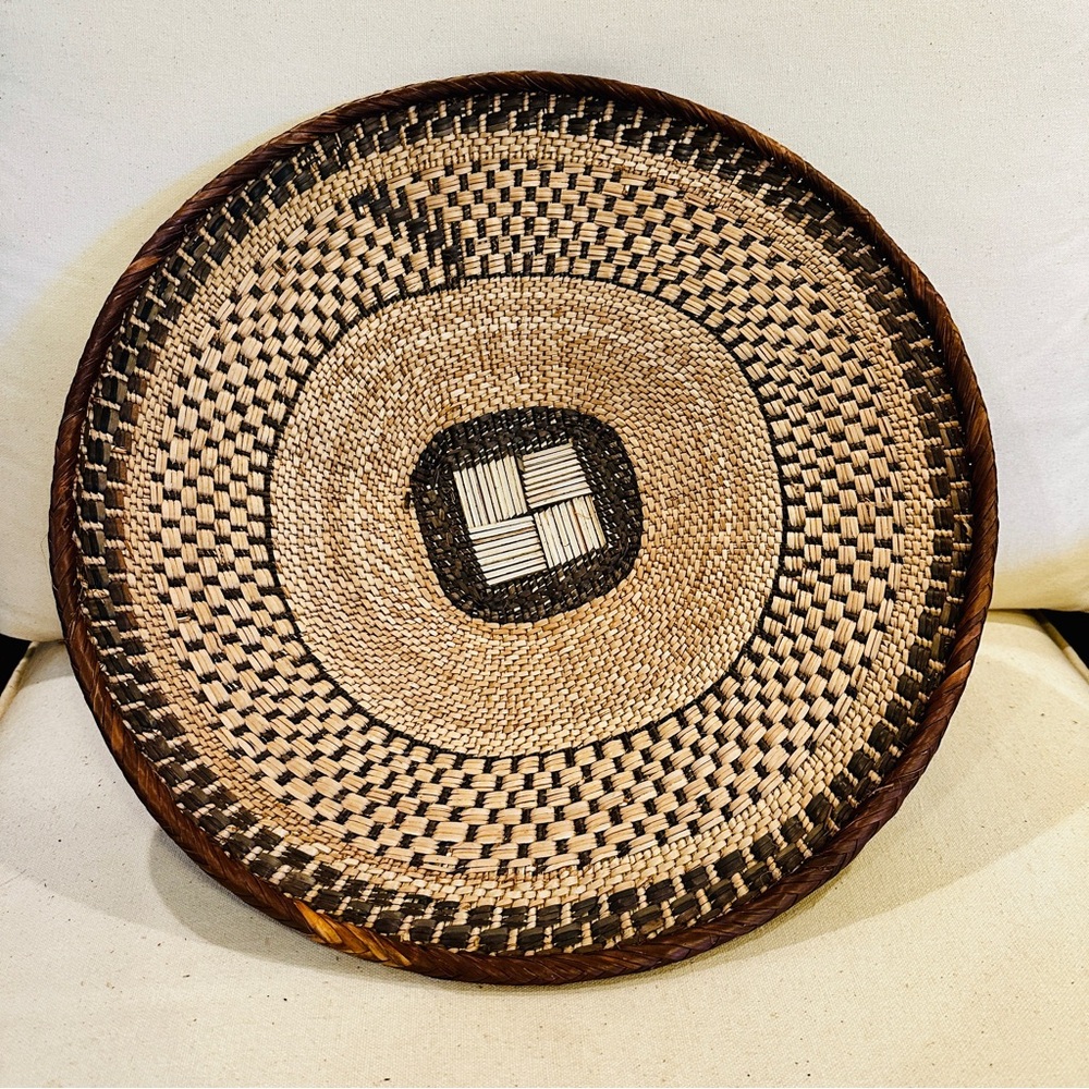 NEW Africa Woven Basket. Made by the Binga people of Zambia/Zimbabwe